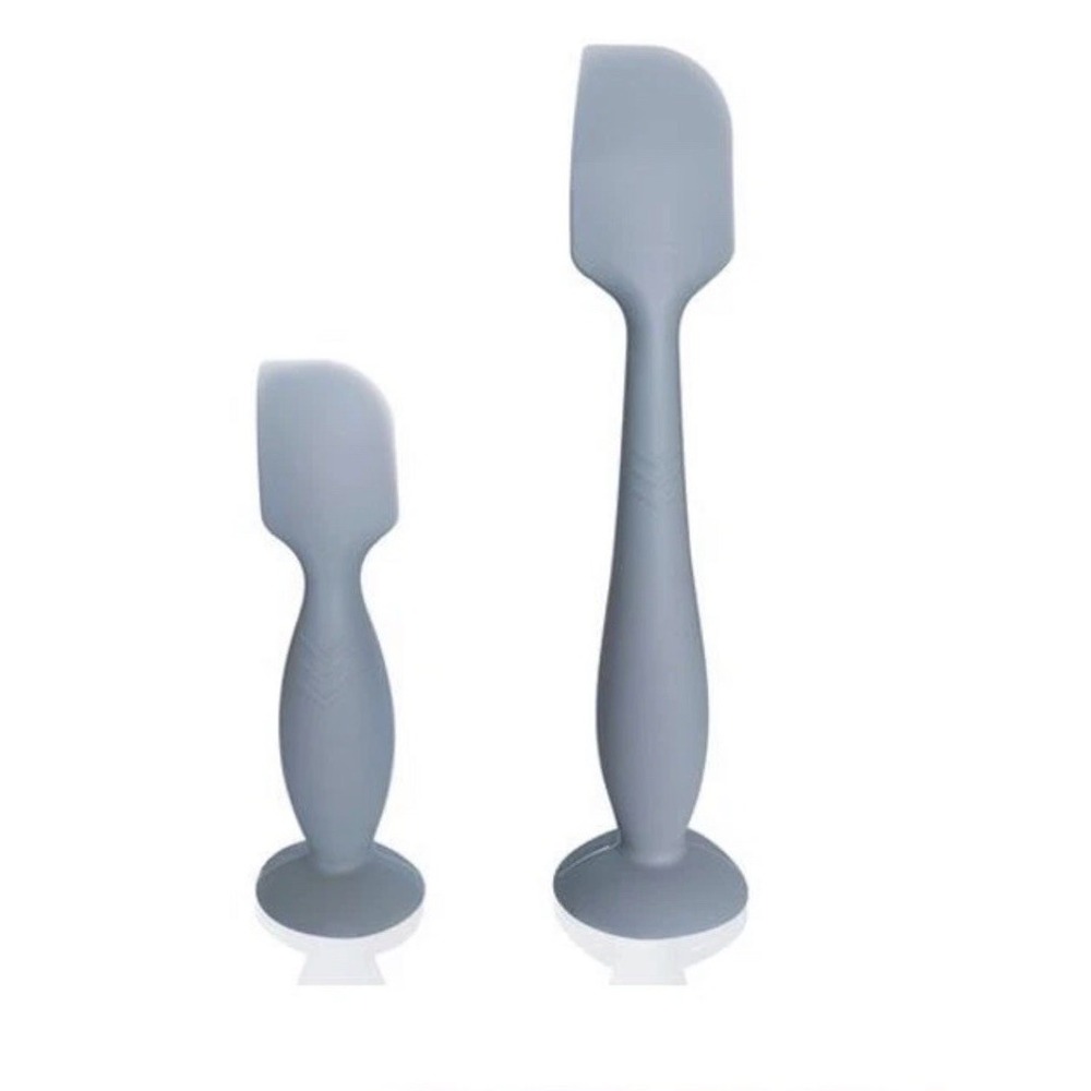Diaper Cream Spatula, 2 Pack Butt Spatula w/suction Cup, Full-Size Mini Silicone - Picture 1 of 4